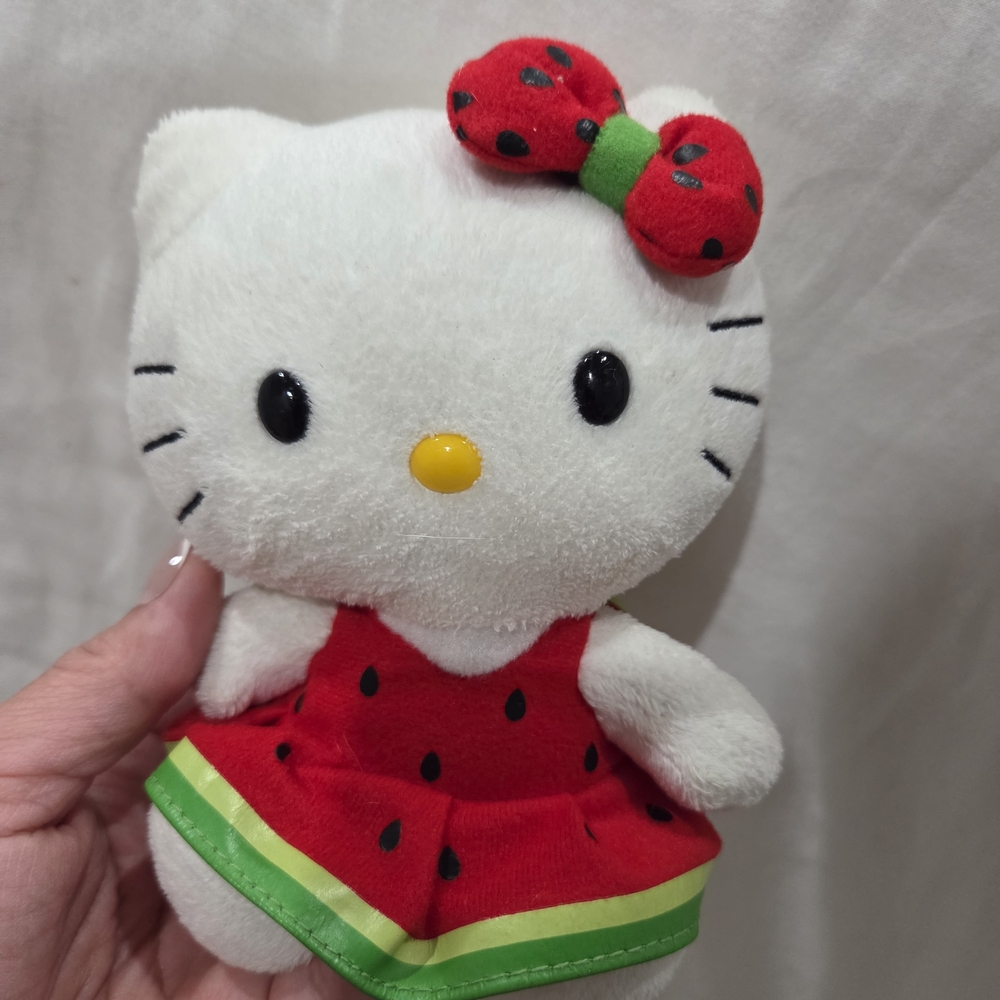 Hello Kitty Plush Toy in Red Dress